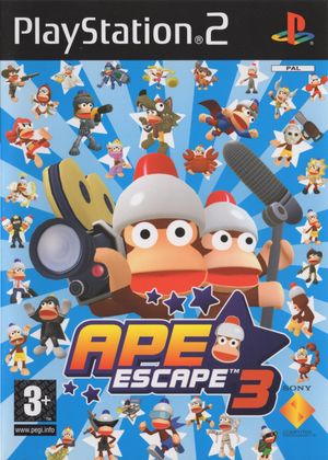 Ape Escape 3 PAL Front