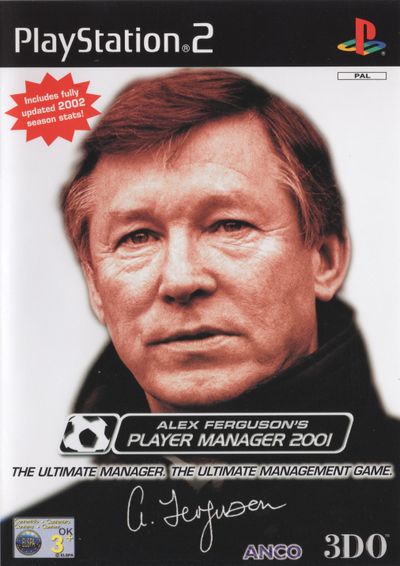 Alex Ferguson's Player Manager 2001 Cover