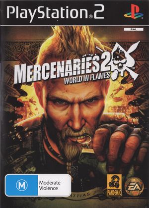 Mercenaries 2 World in Flames PAL Front