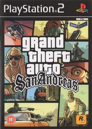 Grand Theft Auto: San Andreas PAL Front