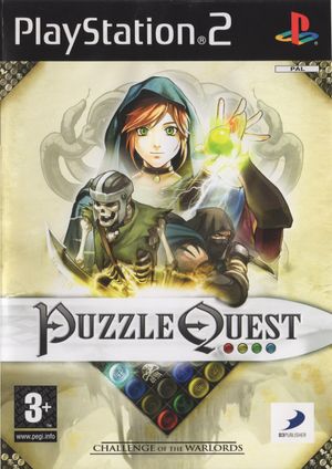 Puzzle Quest: Challenge of the Warlords PAL Front