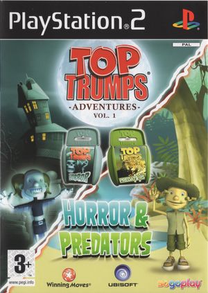 Top Trumps: Horror & Predators PAL Front